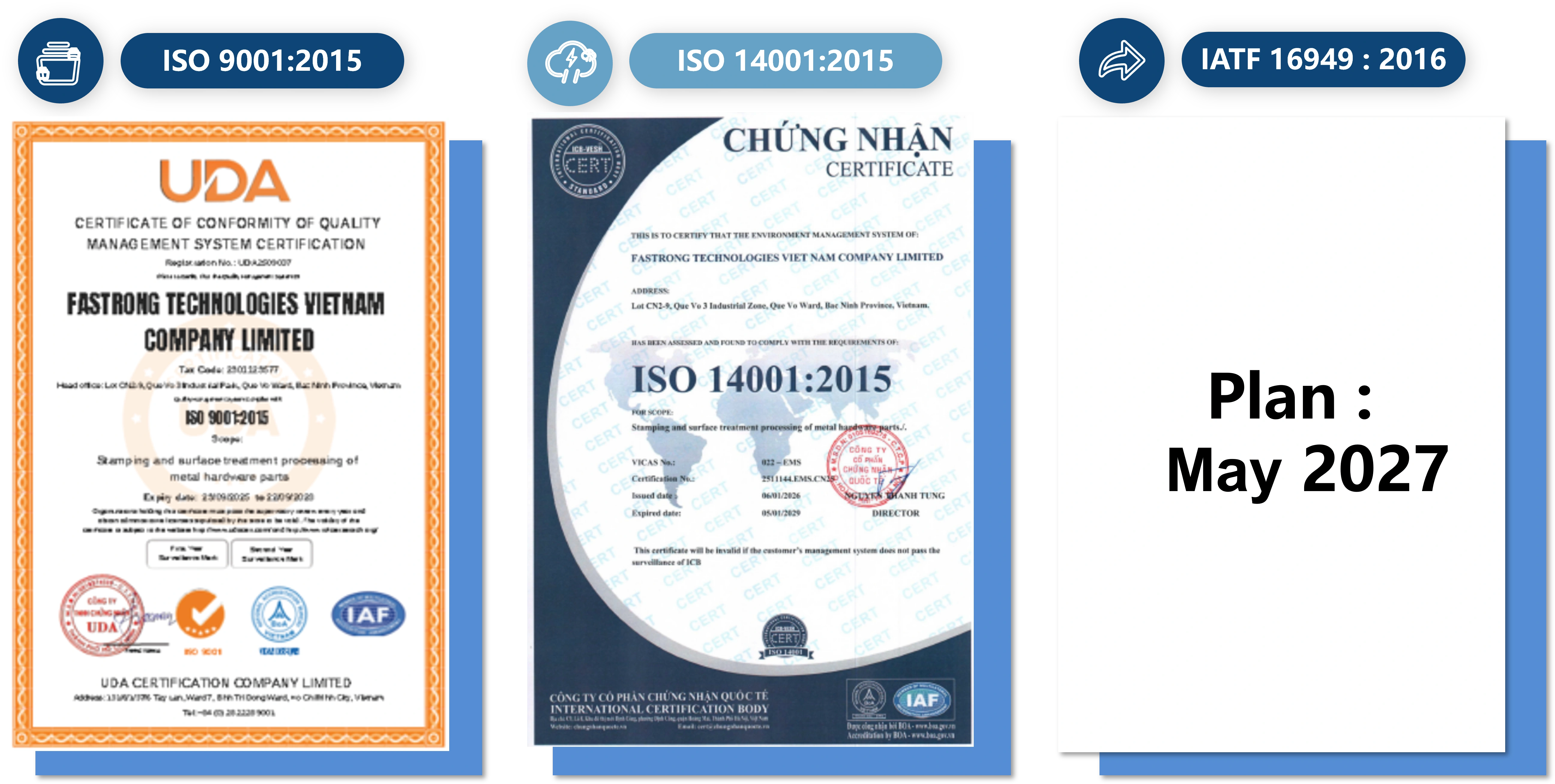 VN Quality System Certification